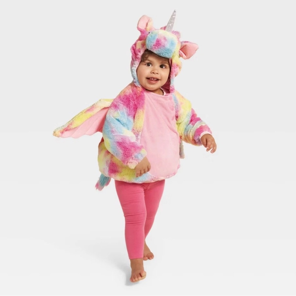 HYDE AND EEK PLUSH UNICORN HALLOWEEN COSTUME BABY INFANT  SIZE 6-12 MONTHS
